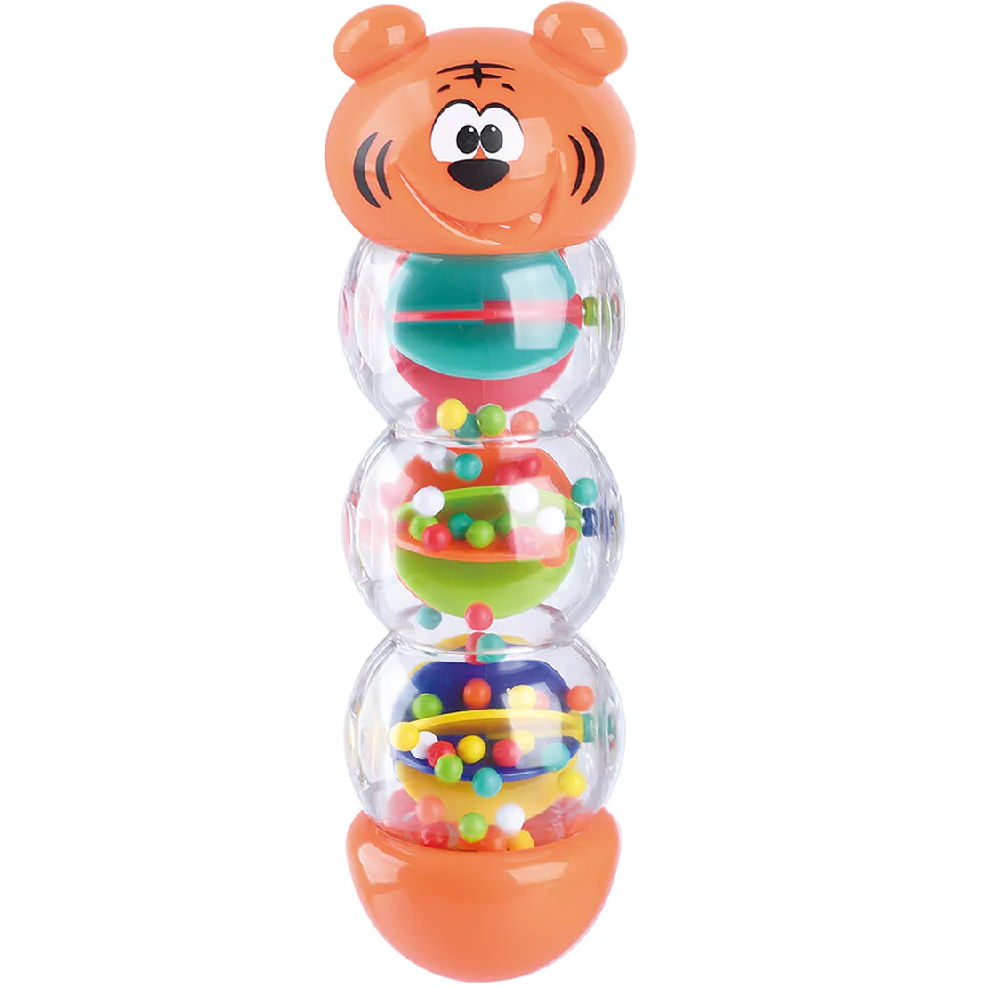 Playgo: Fröhliche kleine Tiger-Babyrassel kép 2