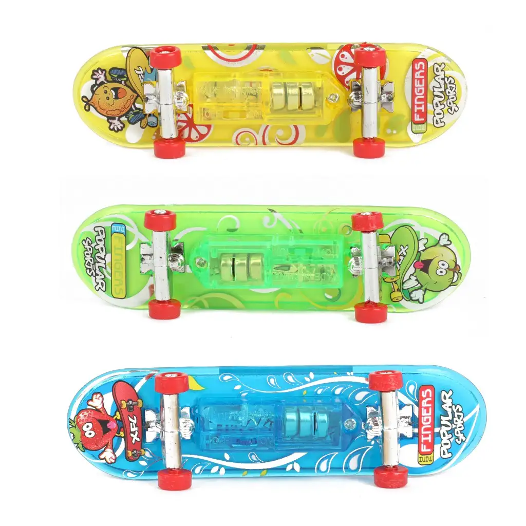 Leuchtendes Fingerboard Finger-Skateboard in verschiedenen Ausführungen 1 Stück kép 3