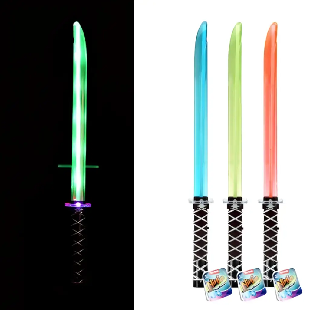 Leuchtendes Samuraischwert in verschiedenen Ausführungen 1 Stück