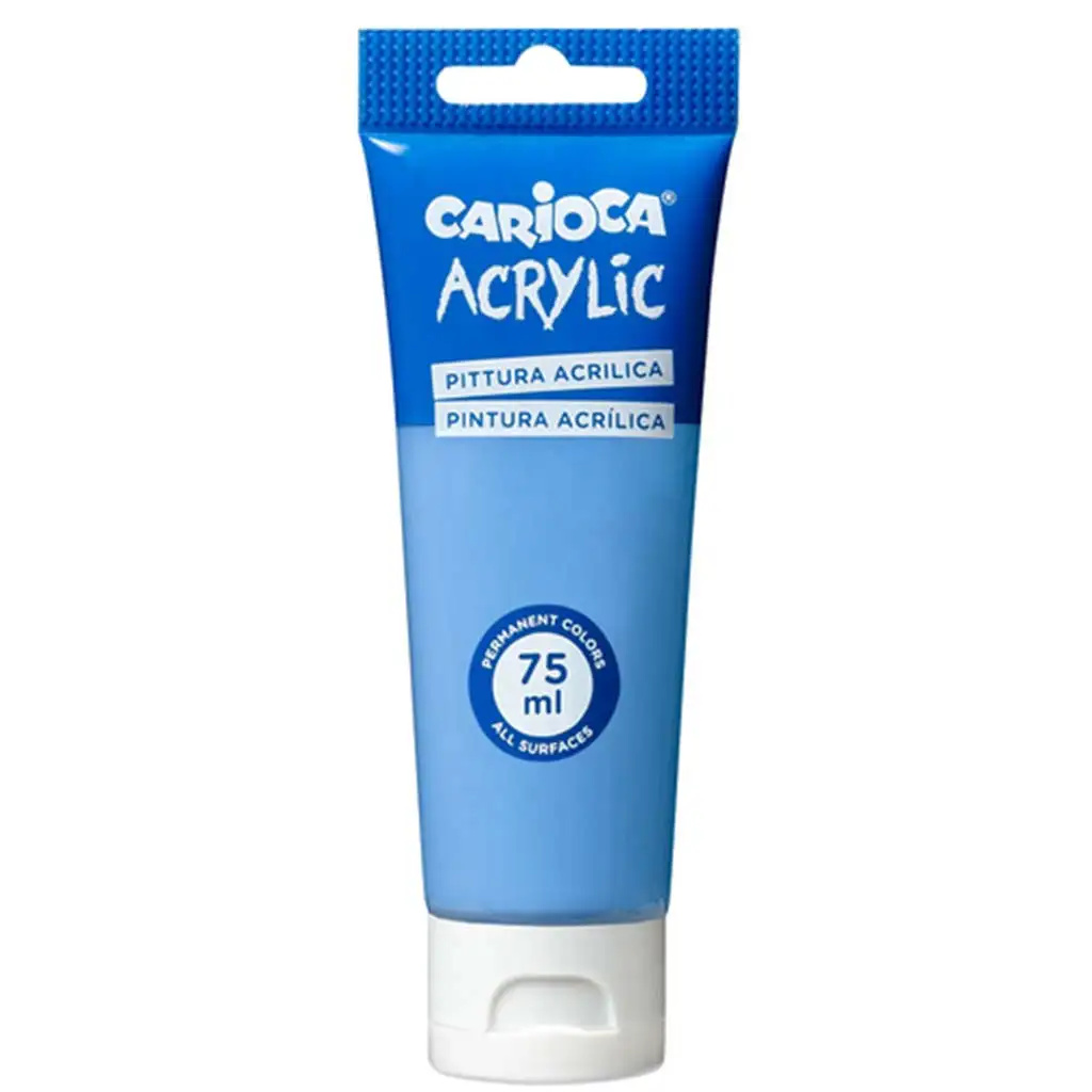 Acrylfarbe 75ml in hellblau - Carioca