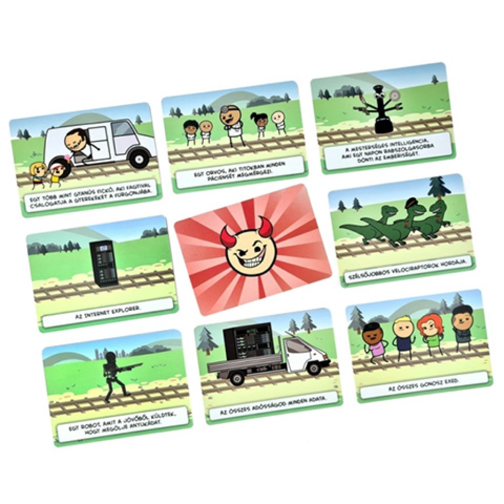 Straßenbahndilemma-Brettspiel kép 4