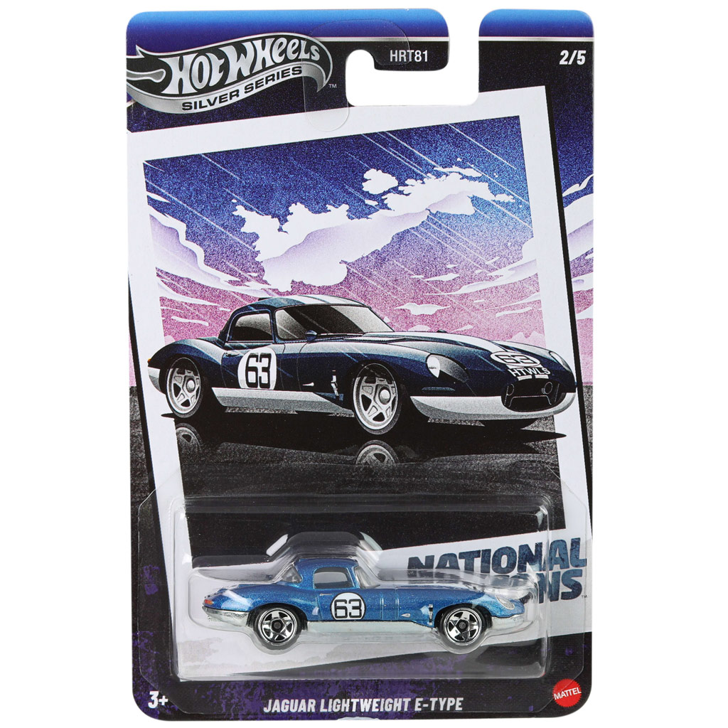 Hot Wheels: Vintage Jaguar Lightweight E‑Type Modellauto 1/64 – Mattel