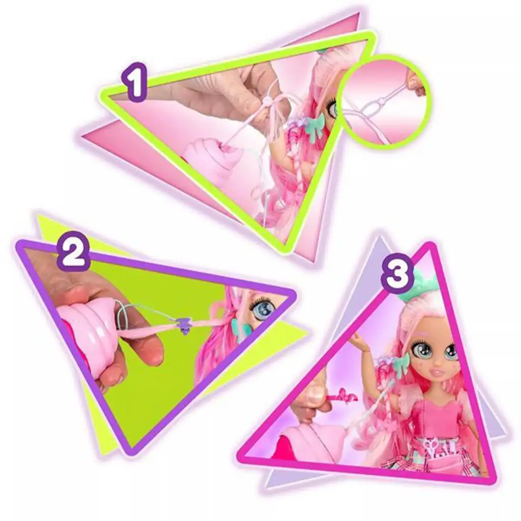 VIP Girls: Hair Academy Modepuppe - Giselle kép 4