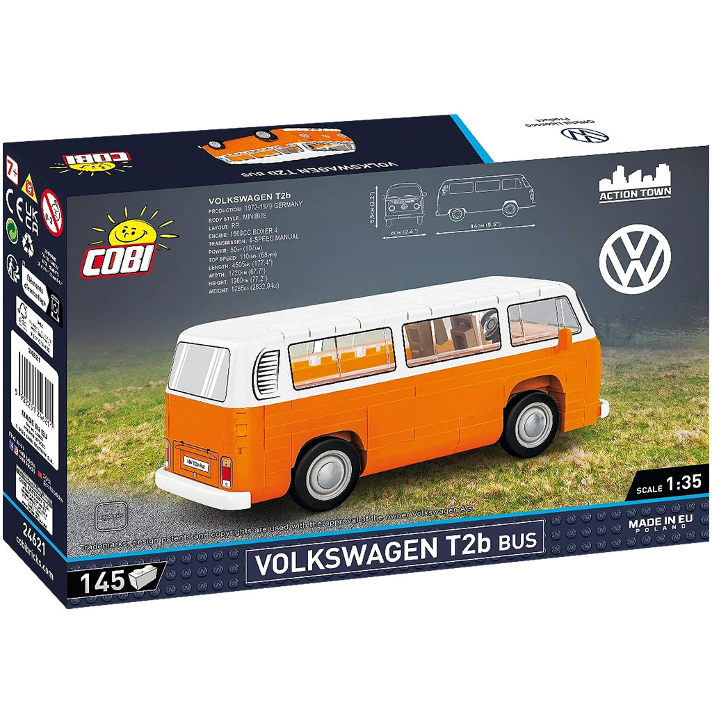 COBI: Volkswagen T2b Bus Baustein-Set (24621) kép 3