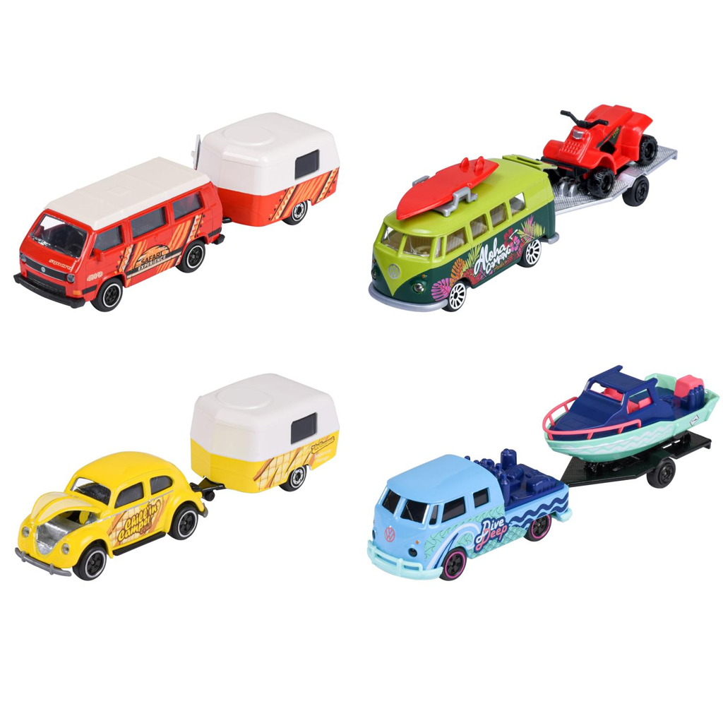 Majorette: Volkswagen Spielzeugauto mit Anhänger, verschiedene Ausführungen, 1 Stück - Simba Toys kép 2