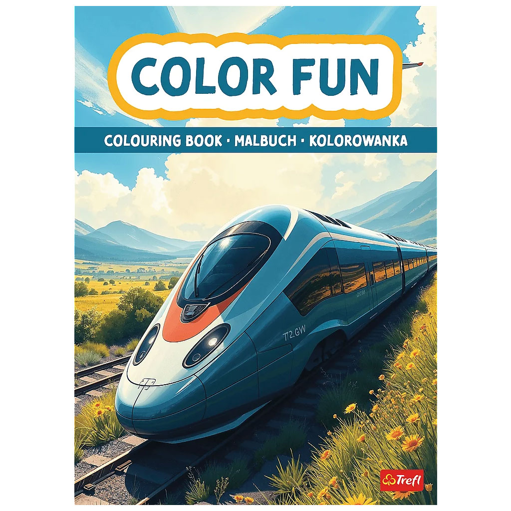 Züge und Flugzeuge Malbuch – Trefl