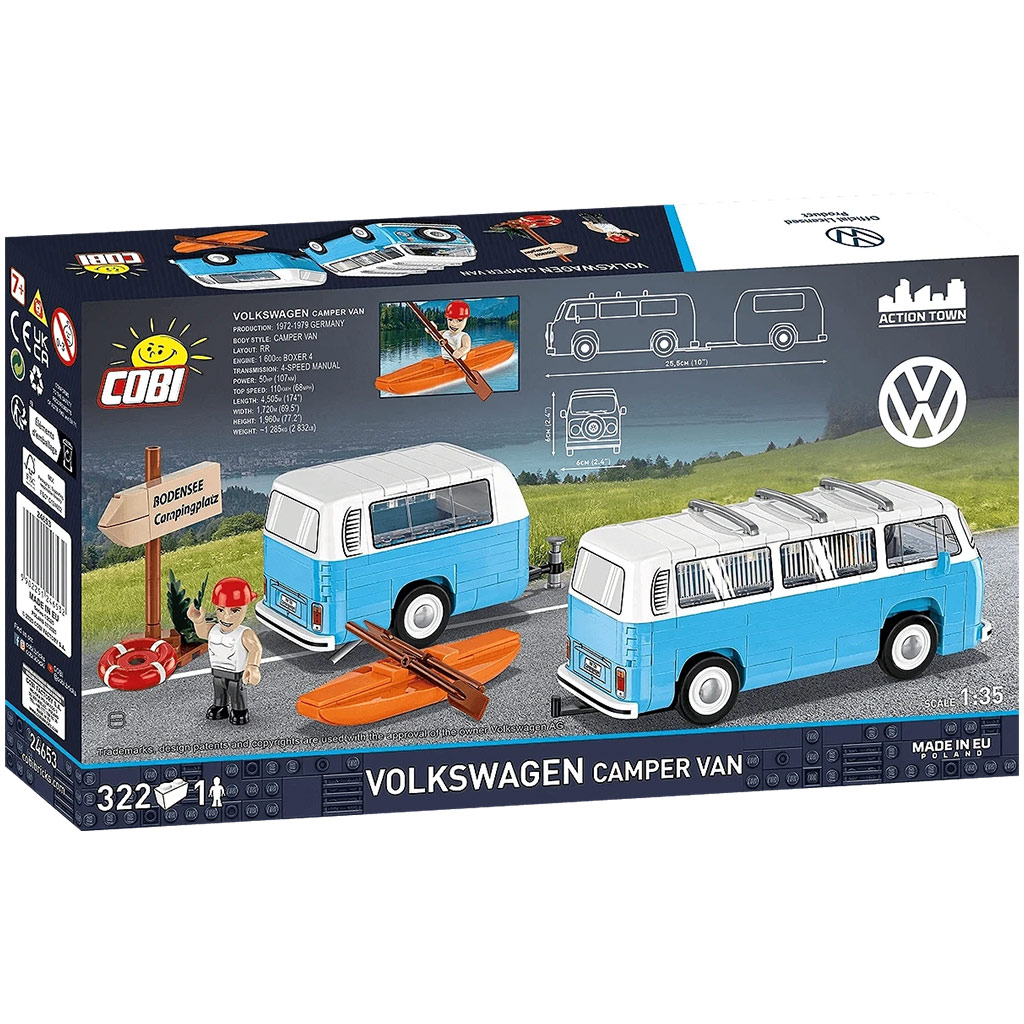 COBI: Volkswagen Campingwagen Bausatz (24653) kép 3