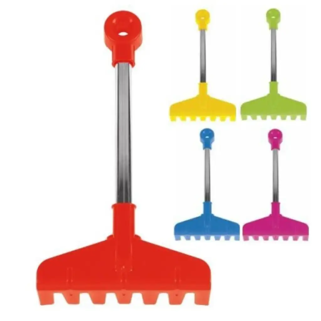 Rechen mit Metallstiel in verschiedenen Farben 32 cm - Wader