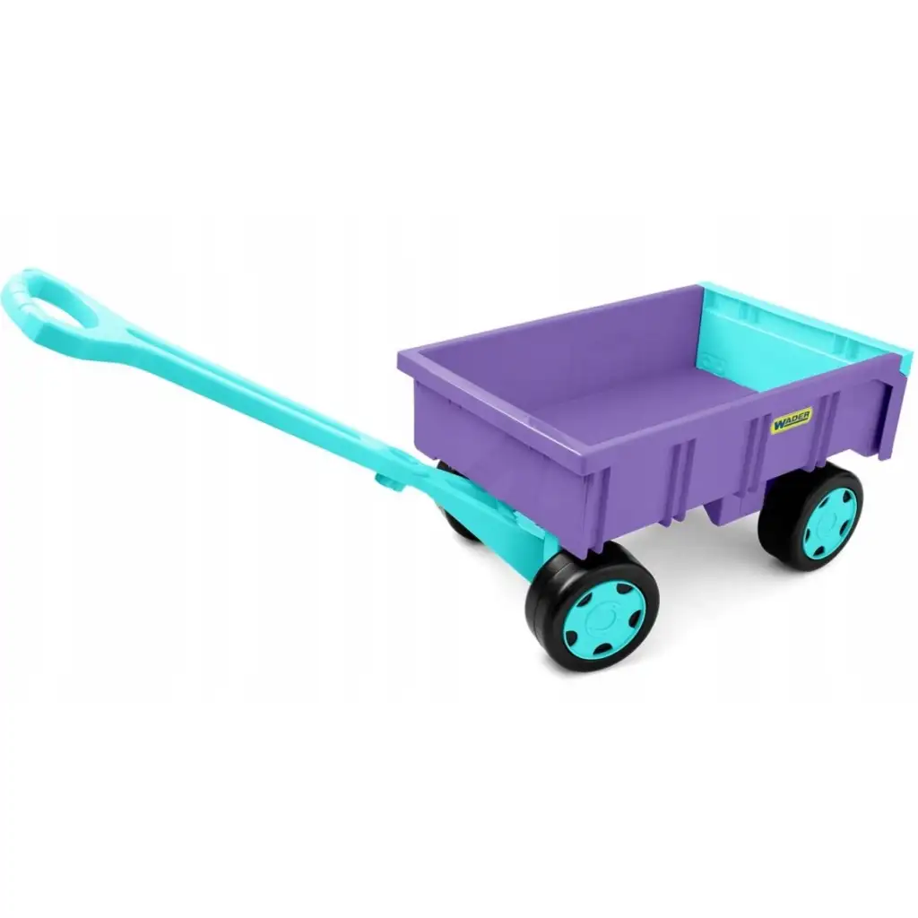 Lila Handwagen mit einer Tragfähigkeit von 60 kg - Wader