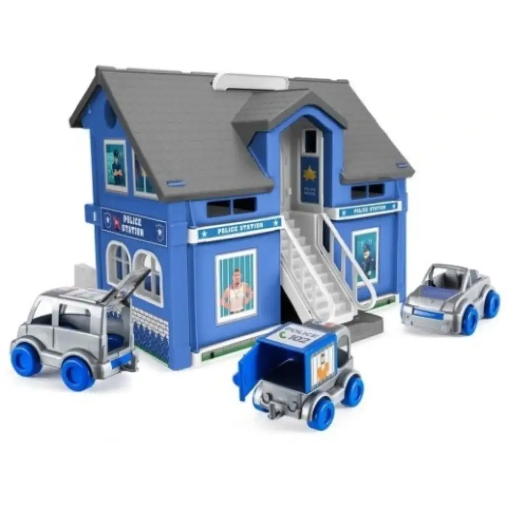 Play House: Großes Polizeispielset mit Fahrzeugen - Wader kép 2