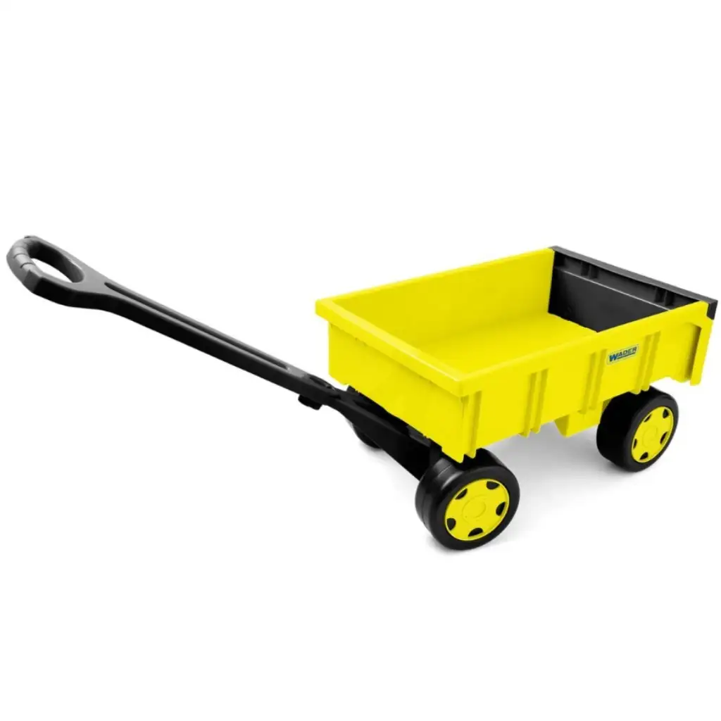 Gelber Handwagen mit 60 kg Tragkraft - Wader