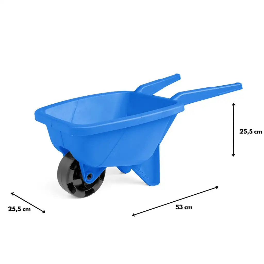 Blaue 53cm Sandkasten-Schubkarre - Wader kép 2