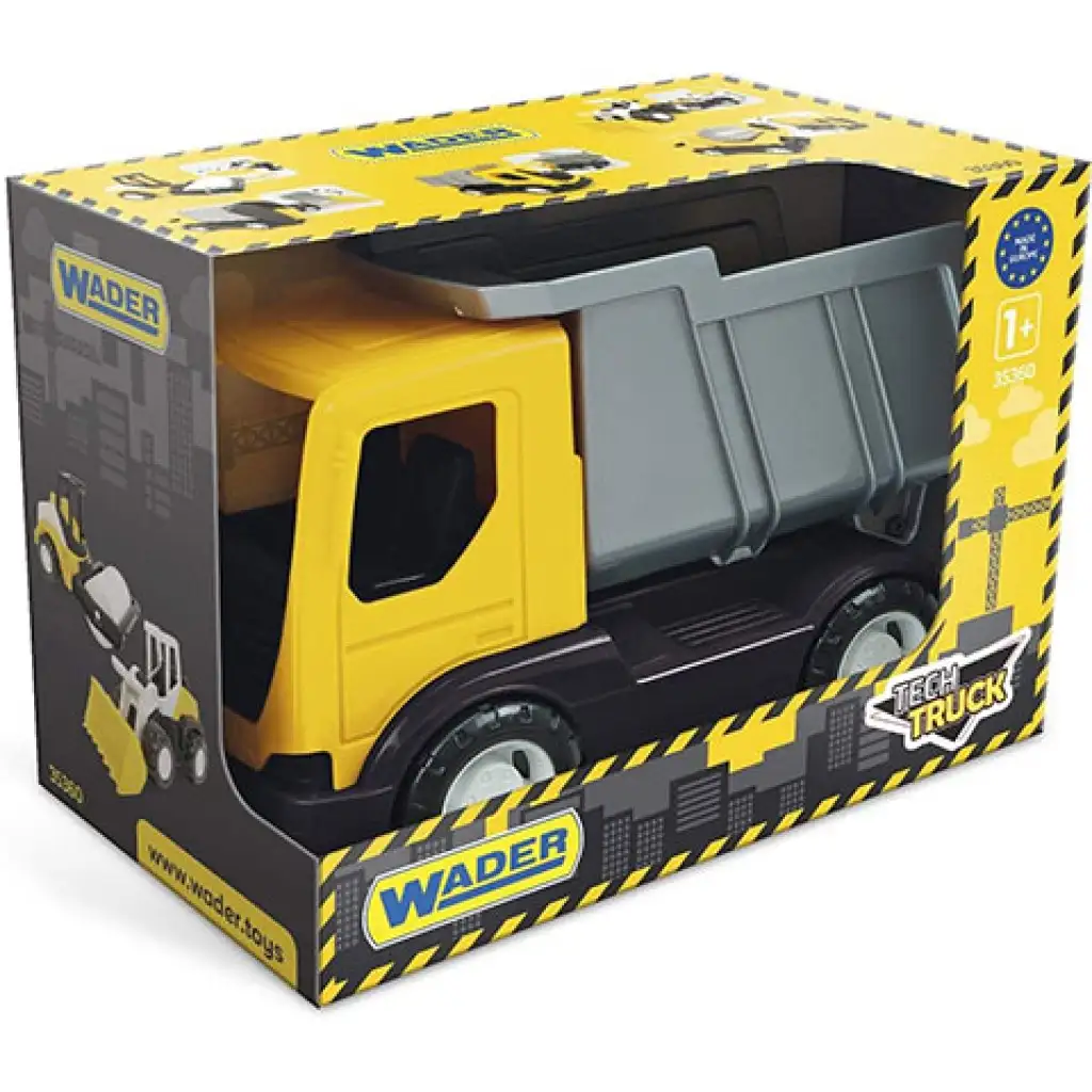 Tech Truck sárga dömper 23cm - Wader kép 1