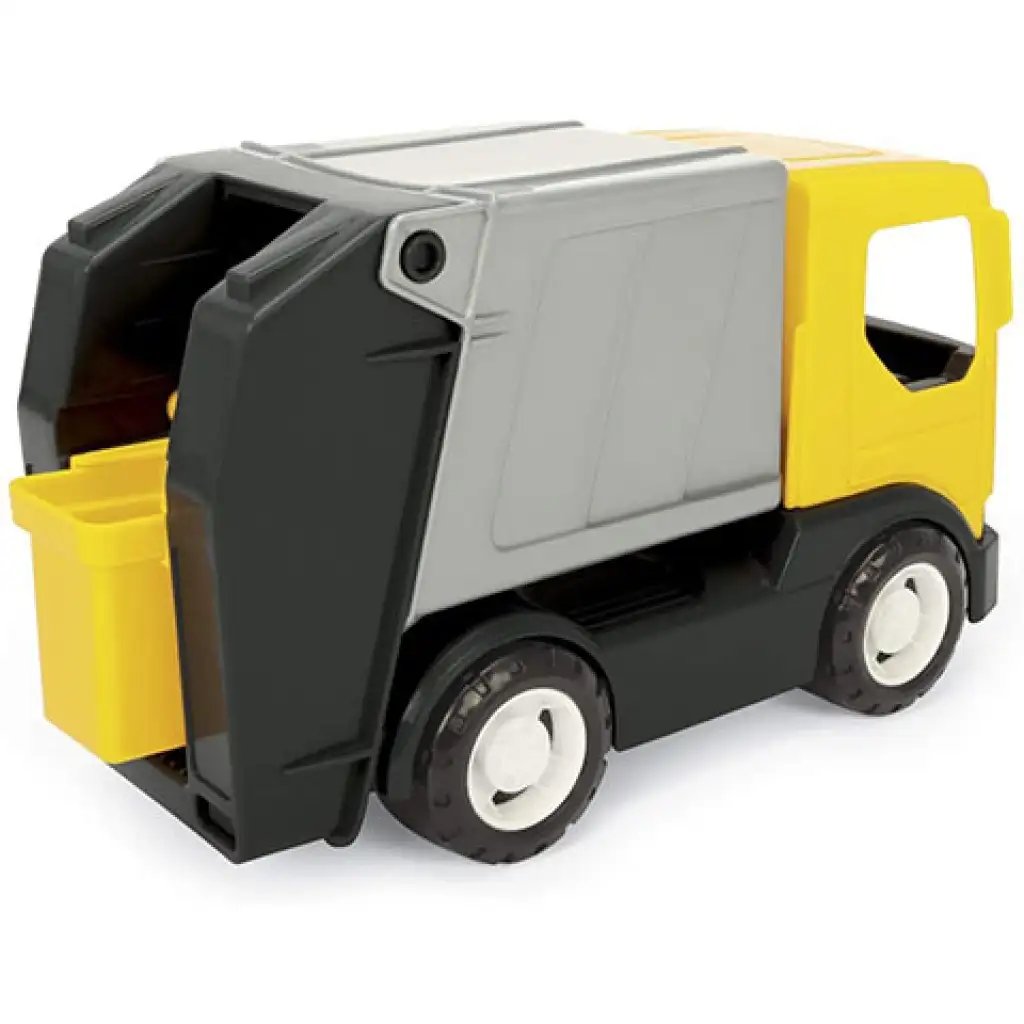 Tech Truck gelber Müllwagen 26cm - Wader kép 2