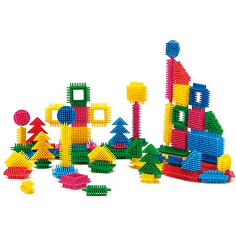 Stachelige Bauelemente im Aufbewahrungsbehälter 50 Stück mittleres Set - Wader kép 3