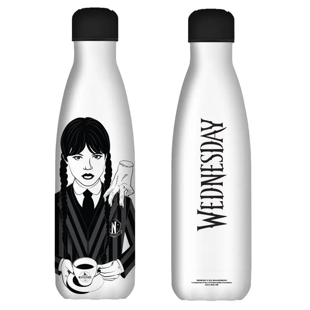 Mittwoch: Edelstahl-Vakuumflasche 500ml in Weiß kép 2