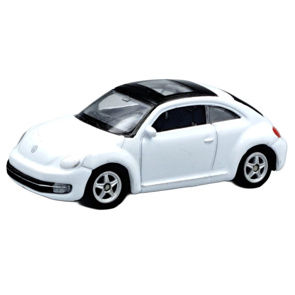 Welly: Volkswagen-Käfer Modellauto weiß 1/64 kép 2