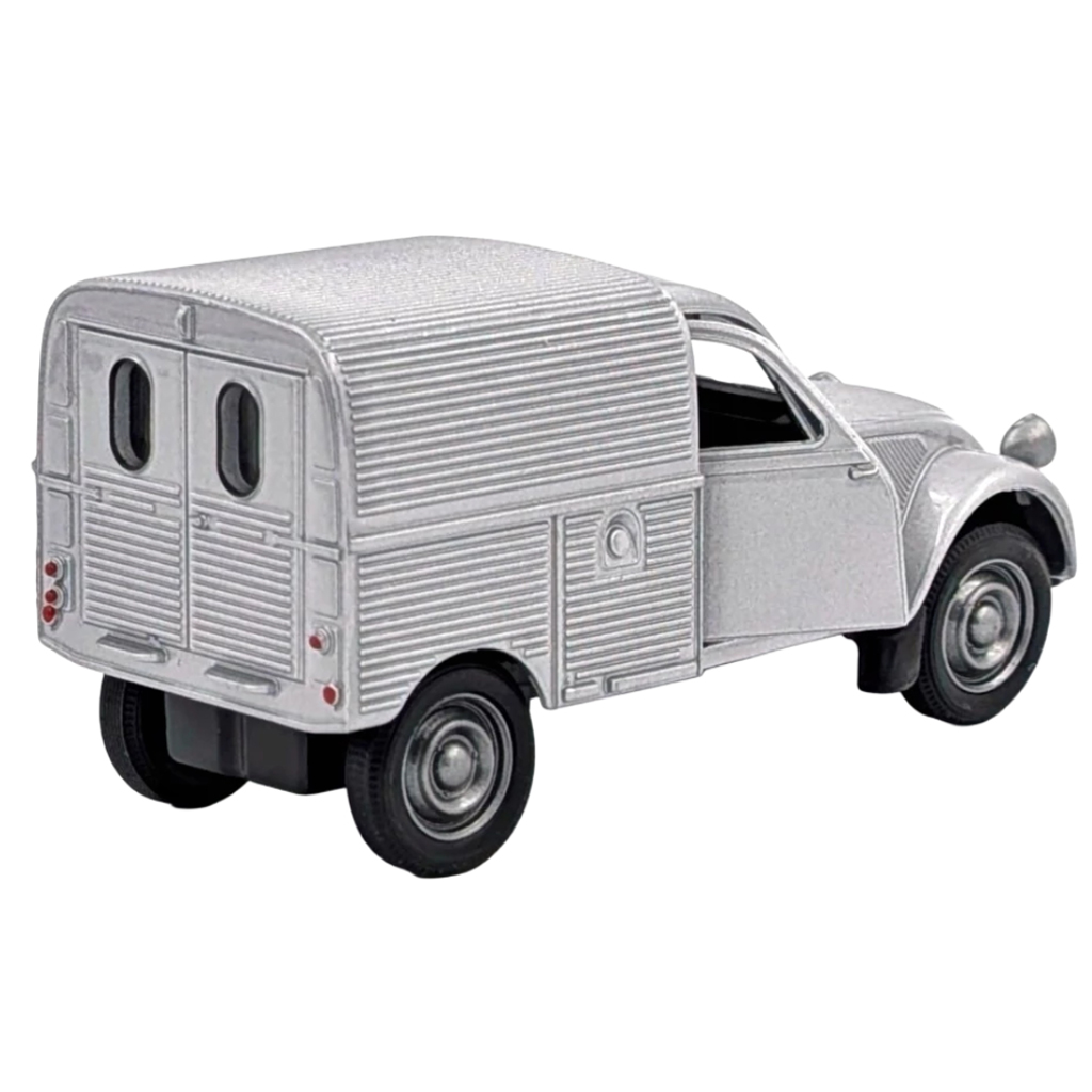 Welly: Citroën 2CV graues Metallmodellauto 1/64 kép 3