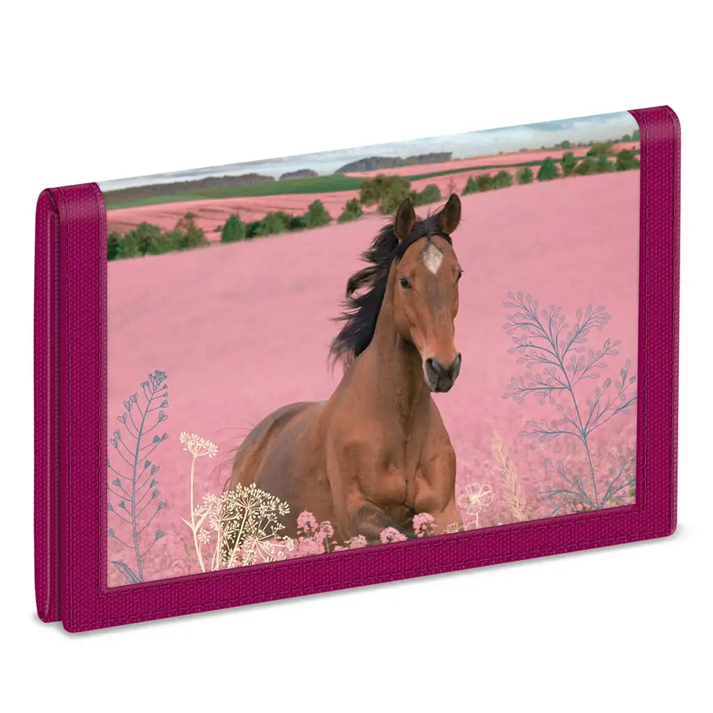 Ars Una: Wild and Free Pferde-Geldbörse 9x12,5x2cm