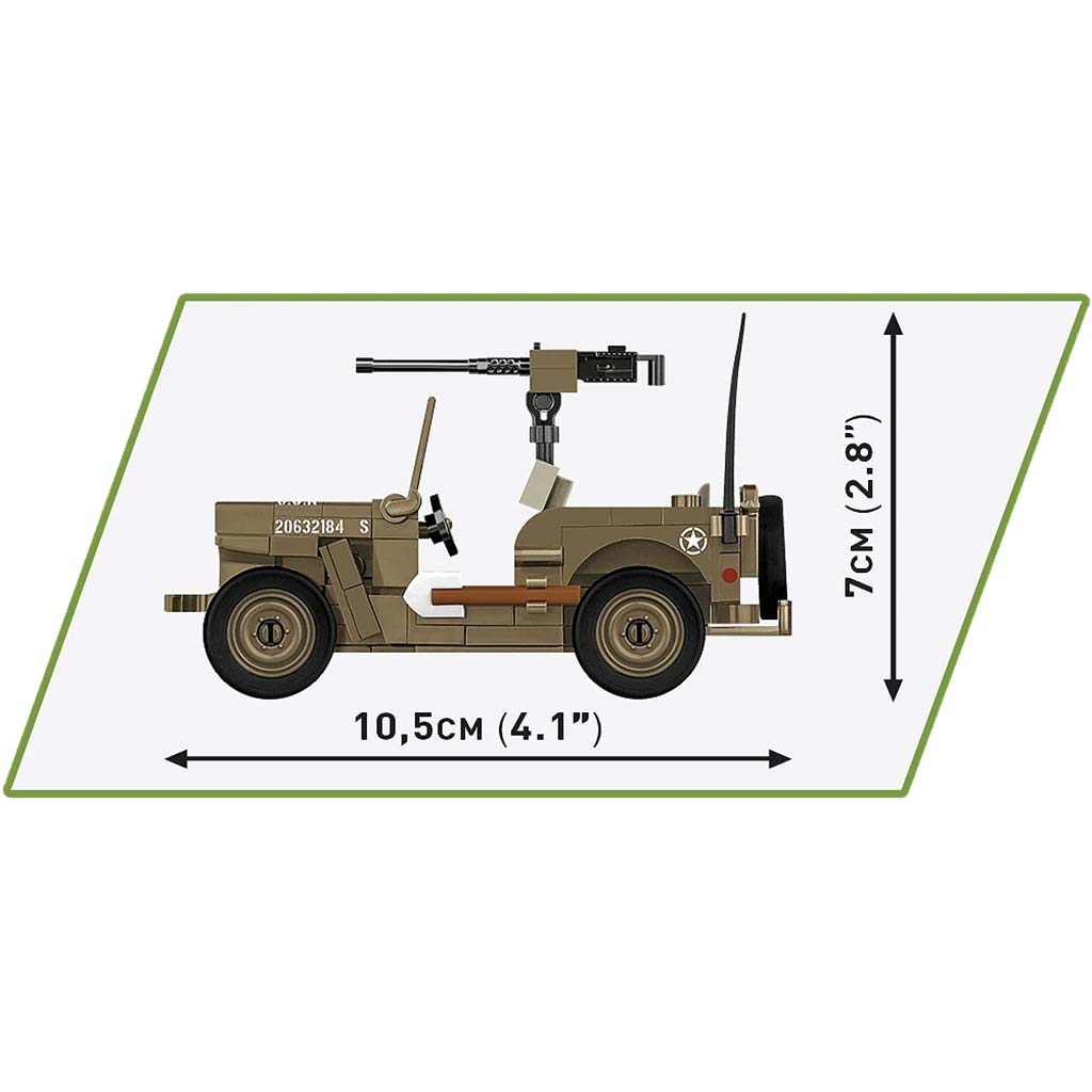 COBI: Willys MB Panzerspielzeug-Bausatz (3133) kép 6