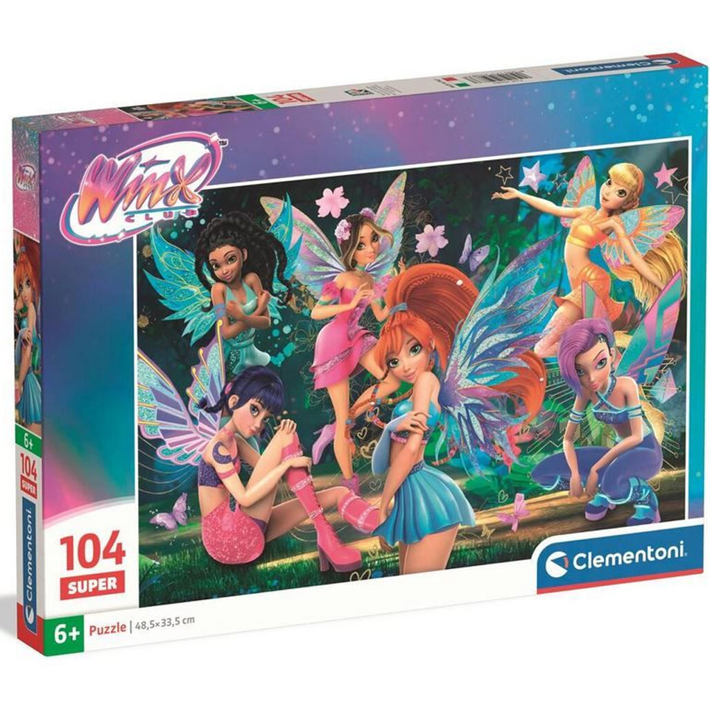 Winx Club Feen 104-teiliges Super Puzzle - Clementoni