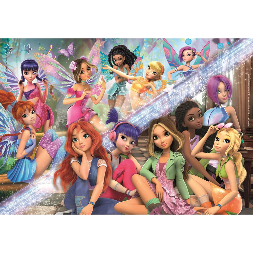 Winx Club Feen 180-teiliges Super Puzzle - Clementoni kép 2