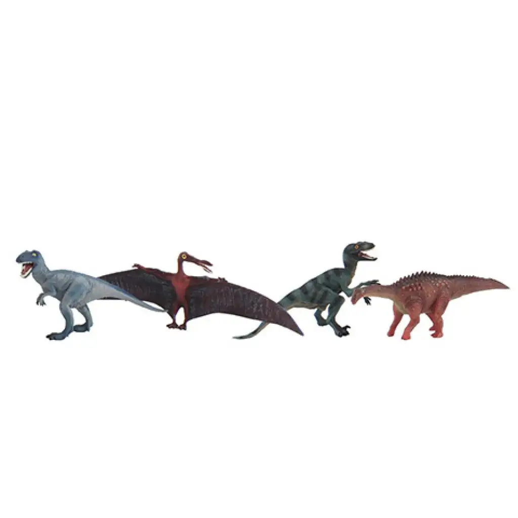 World Of Animals: Dinoszaurusz játékszett 4db-os készlet kép 2