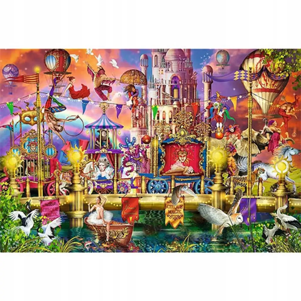 Wood Craft: Mágikus világ fa puzzle 500+1db-os - Trefl kép 2