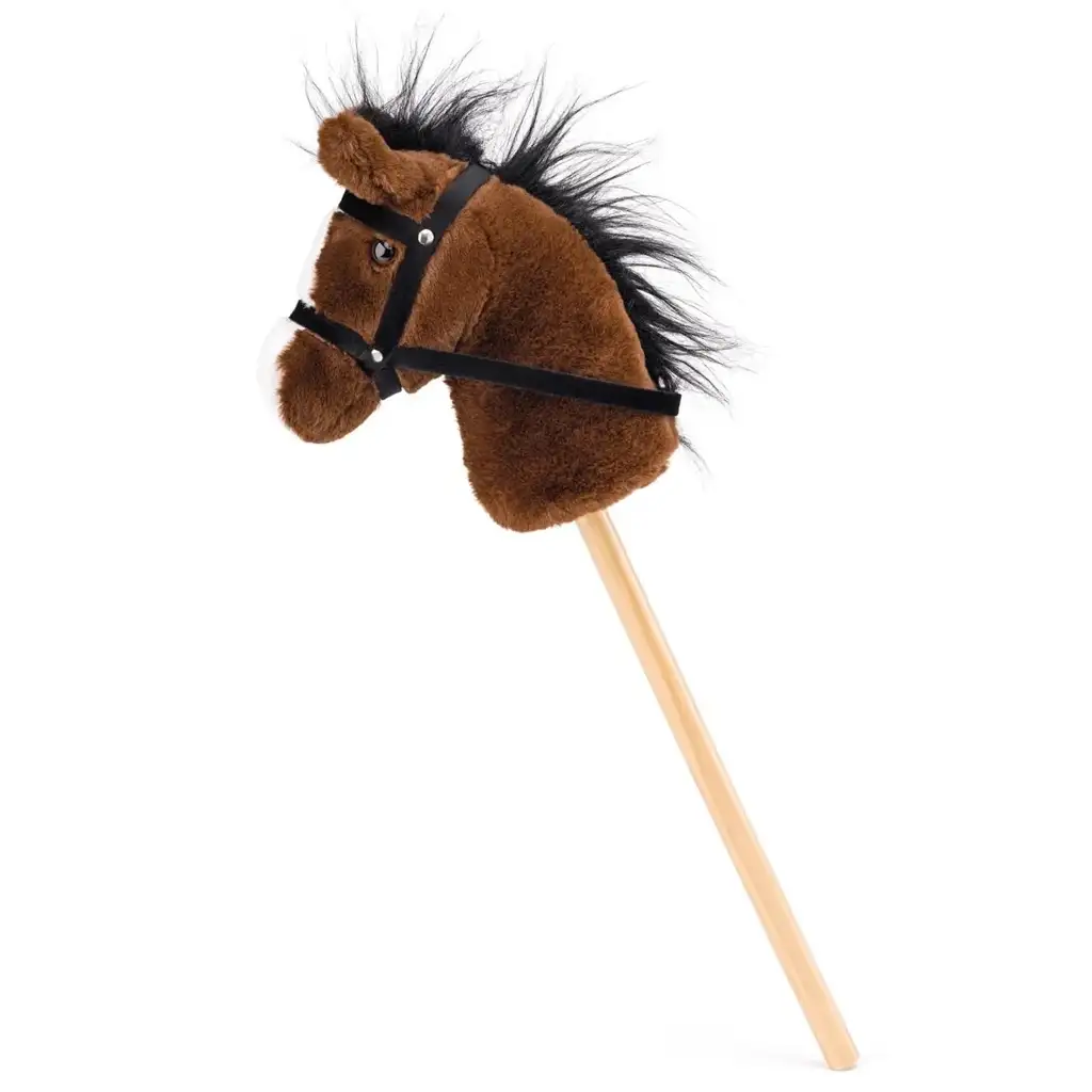 Bonnie, das Steckenpferd in dunkelbrauner Farbe - Woodyland