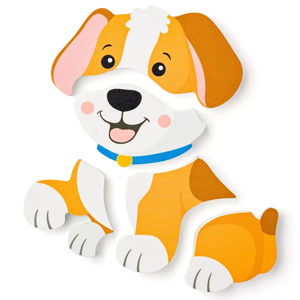 Holzhündchen Baby-Puzzle 5-teilig - Woodyland kép 2