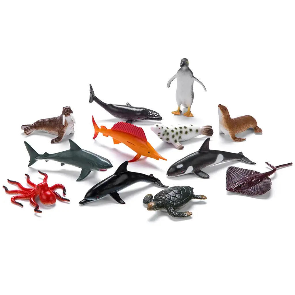 Faunica: Meerestiere Figuren-Set, 12-teilig - Woodyland kép 2