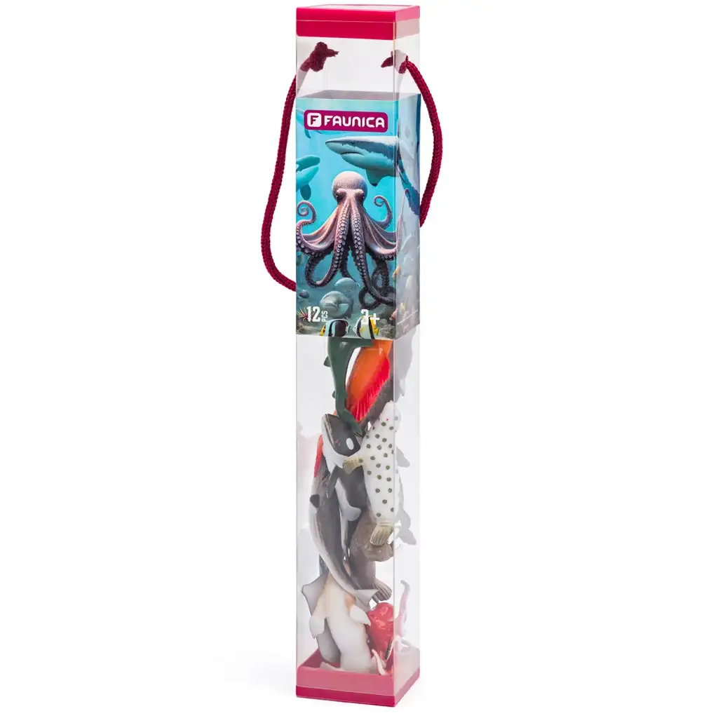 Faunica: Meerestiere Figuren-Set, 12-teilig - Woodyland