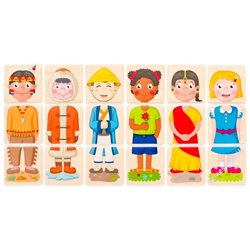 Berufe Holzpuzzle - Woodyland kép 3