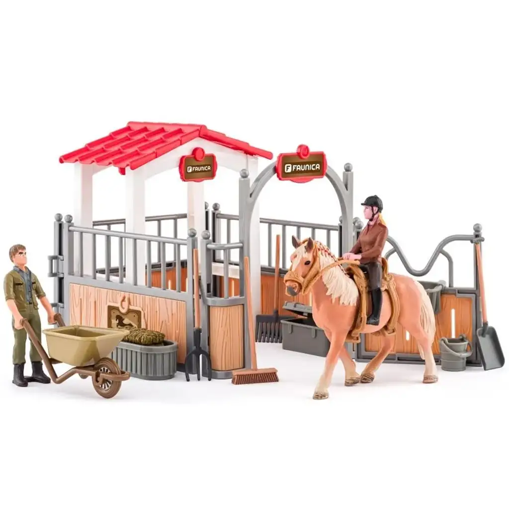 Faunica: Stall mit Pferd und Zubehör - Woodyland kép 2