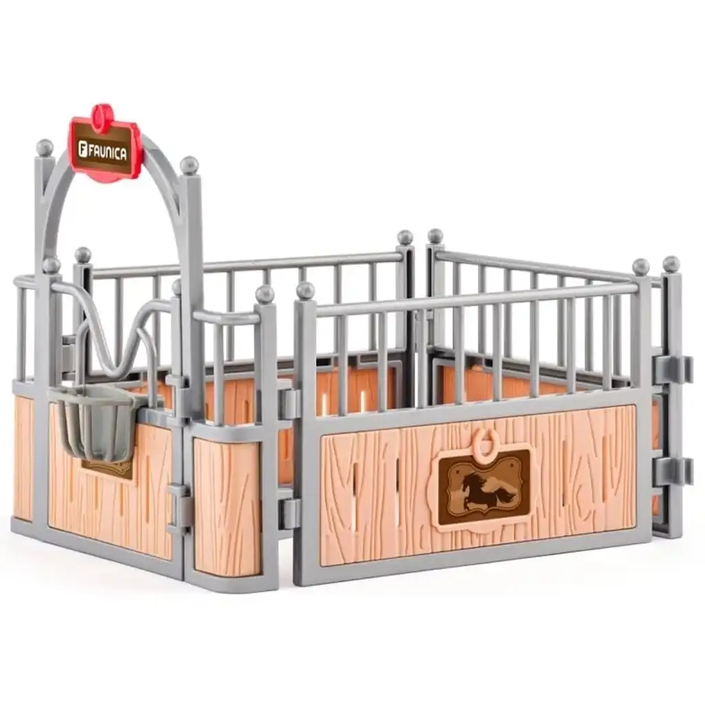 Faunica: Stall mit Pferd und Zubehör - Woodyland kép 3