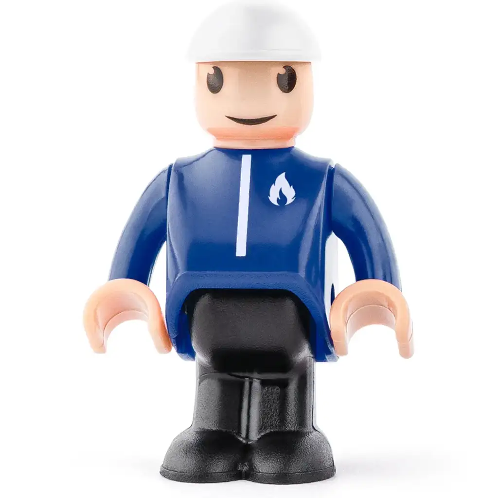 Magnetisches Feuerwehrauto mit Anhänger - Woodyland kép 3