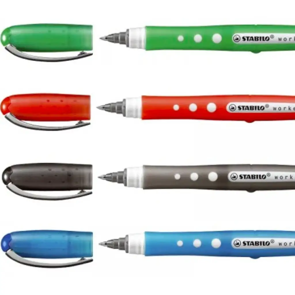 Stabilo: Worker Colorful Rollerset 4er-Set 0,5mm kép 2
