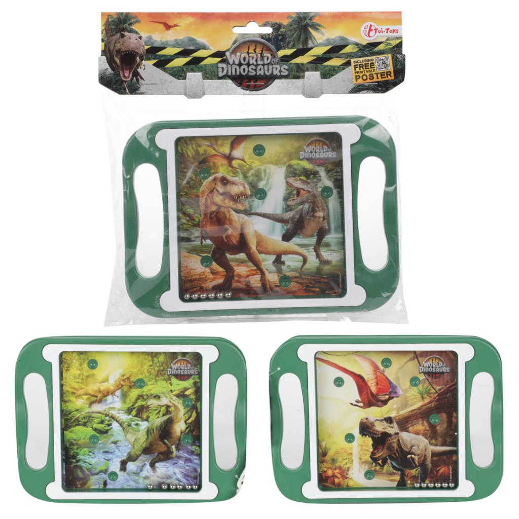 Dino World: Geschicklichkeitsspiel mit Kugeln in mehreren Ausführungen, 1 Stück