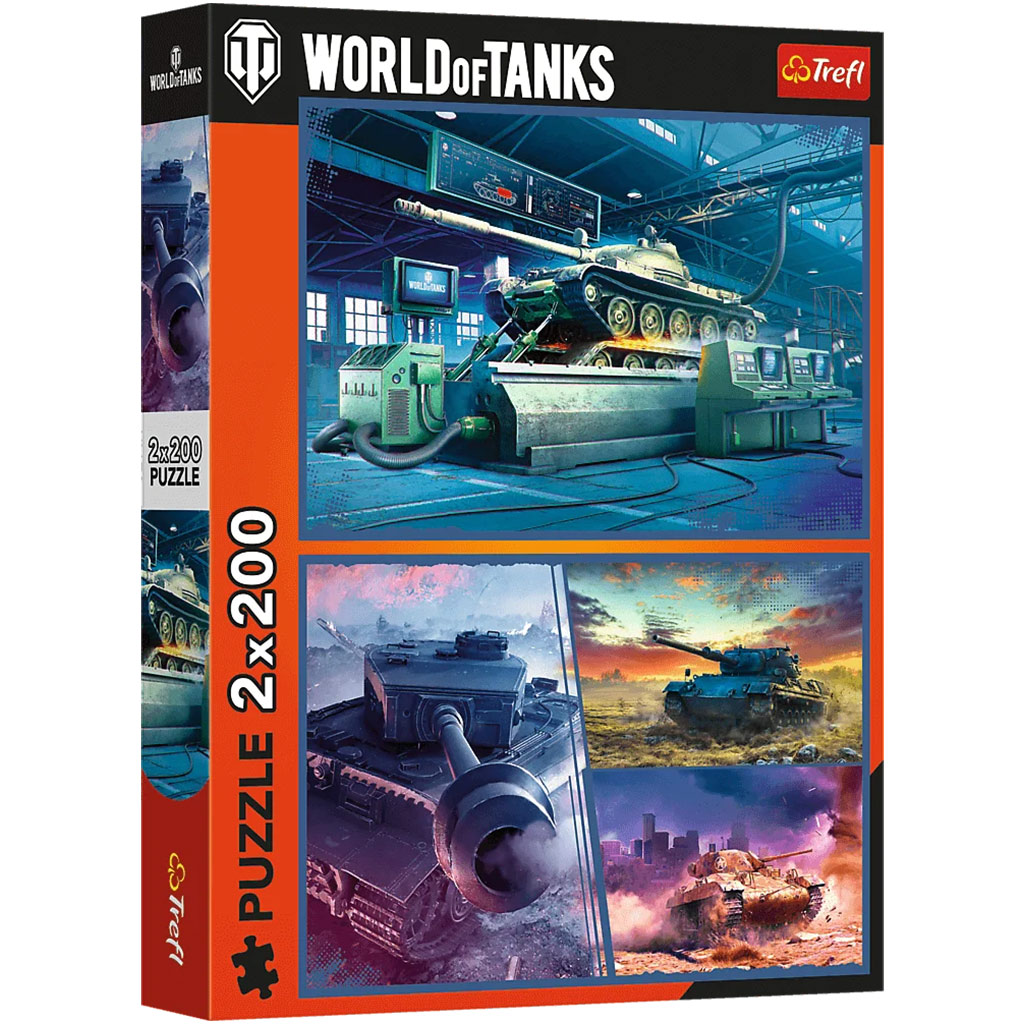 World of Tanks 2x200-teiliges Puzzle - Trefl