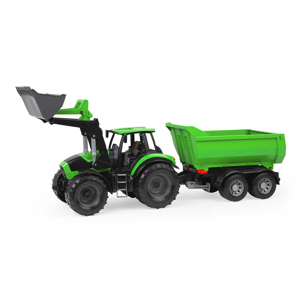 LENA: Worxx Deutz-Fahr Agrotron 7250 TTV Traktor mit Anhänger im Karton 74 cm kép 2