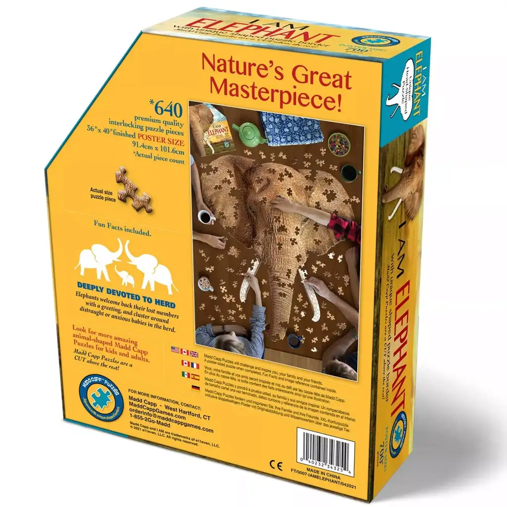 WOW riesiges Elefantenpuzzle 700 Teile kép 4