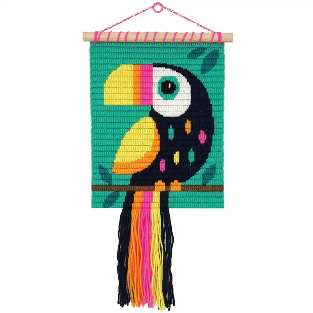 WowBox: Makramee-Wandbehang Kreativset mit Tukan-Muster kép 2