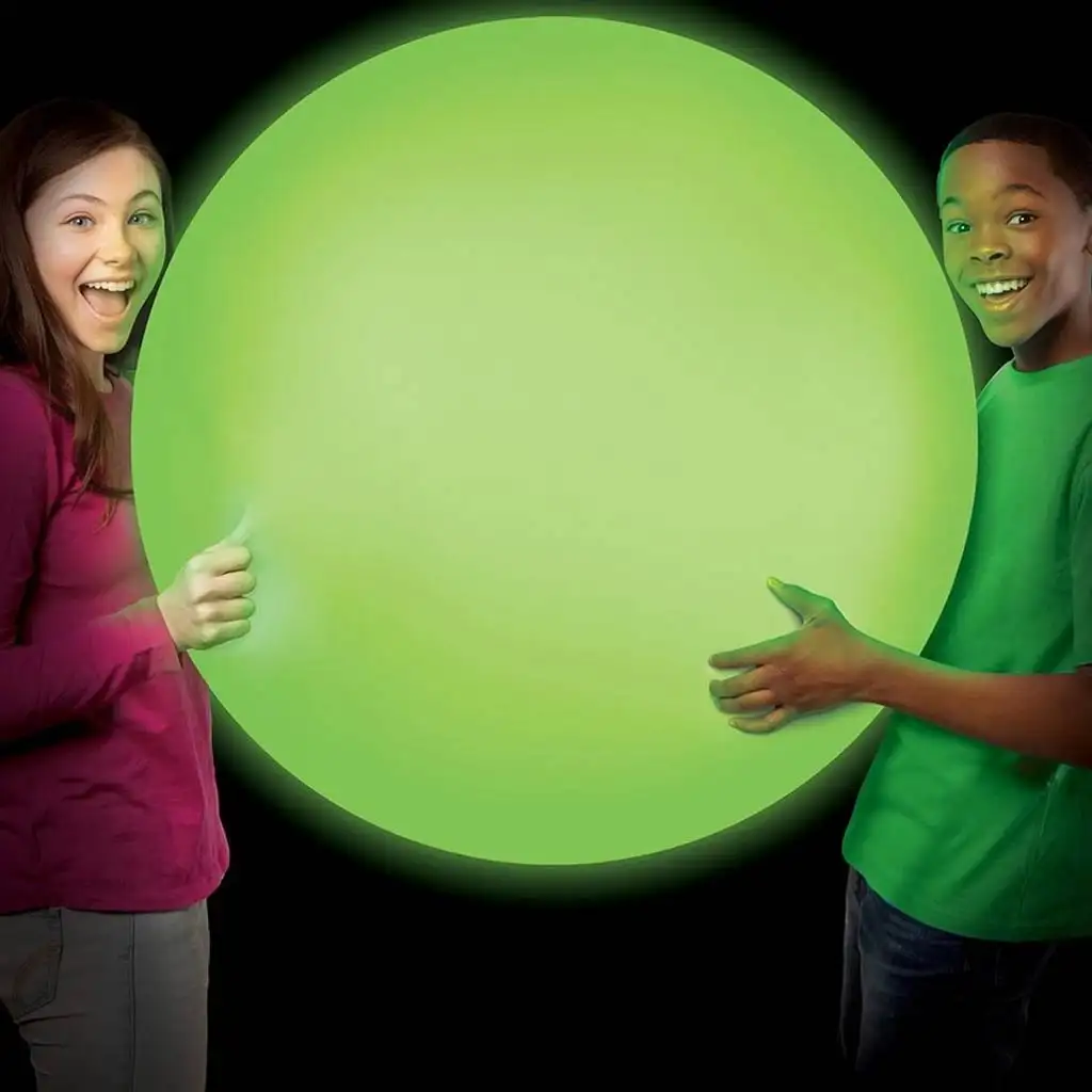 Super Glo Wubble leuchtender Blasenball in Grün, 75 cm kép 4