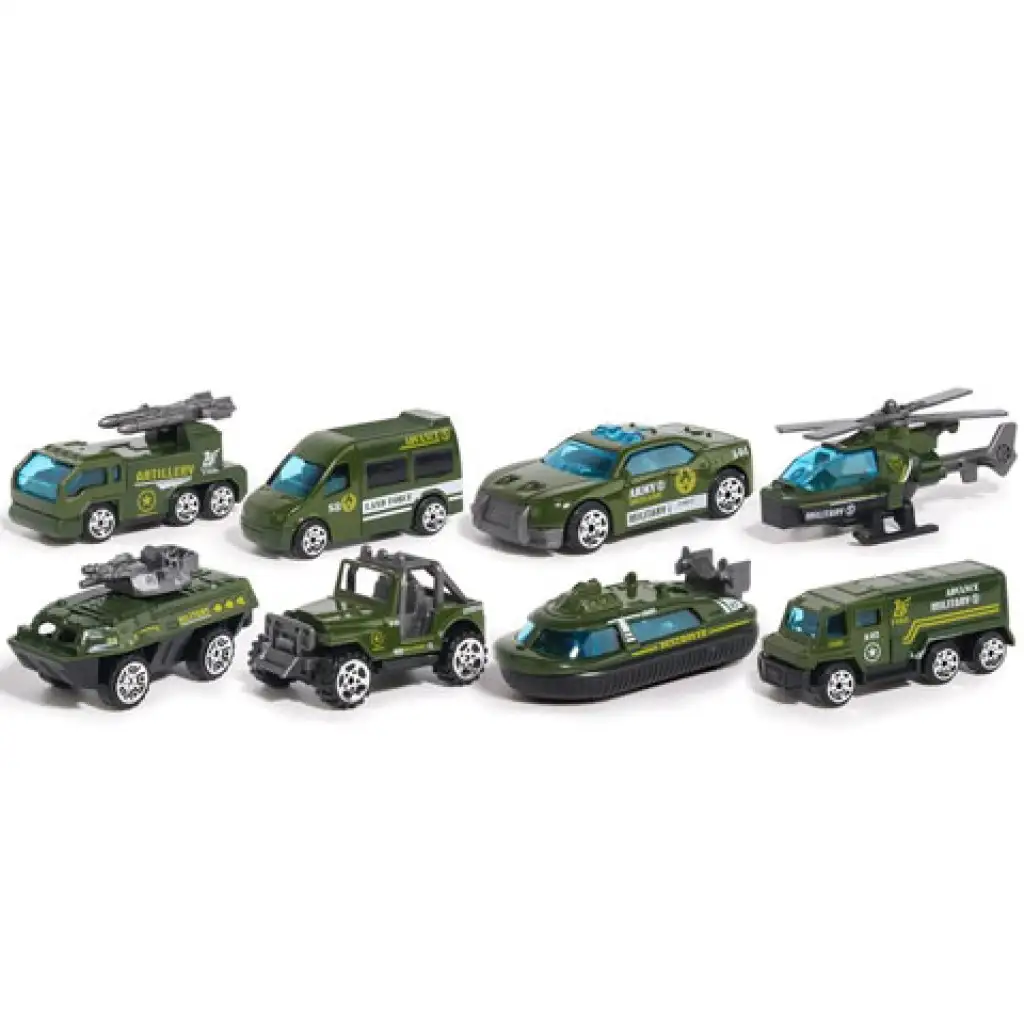 X-Military Militär-Spielzeugauto-Set, 8-teilig kép 2