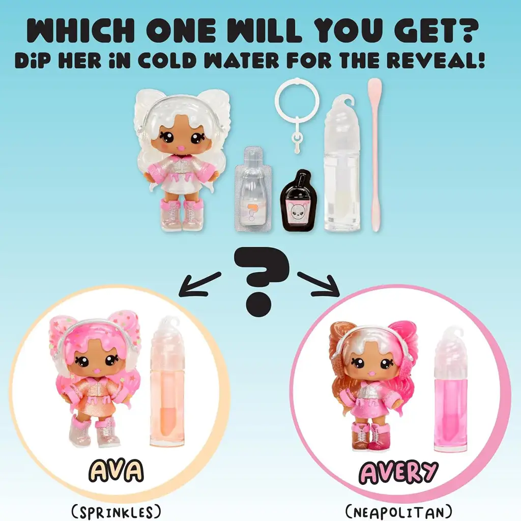 Yummiland: Mach deinen eigenen Lipgloss und Puppe - Mystery Twins Serie 2 kép 2