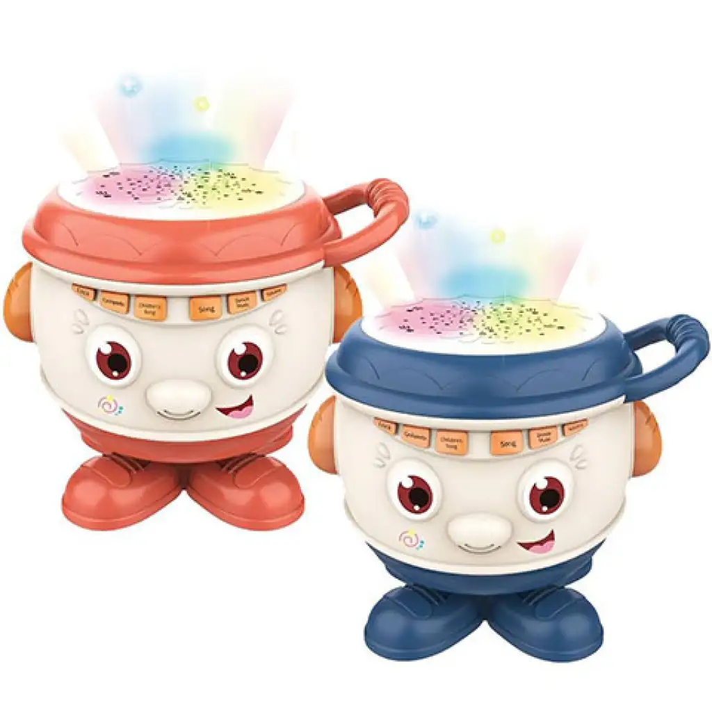 Musiktrommel mit Licht in zwei Varianten kép 2