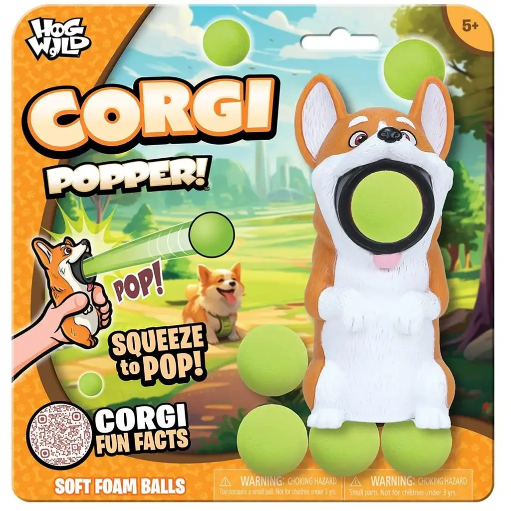 Zing: Popper Corgi Hund mit Ballwerfer kép 2