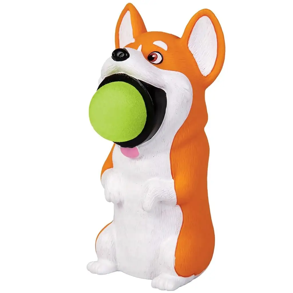 Zing: Popper Corgi Hund mit Ballwerfer kép 3