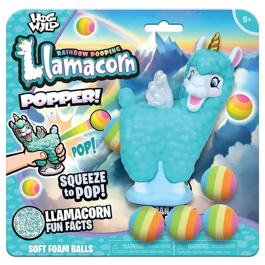 Zing: Popper Lama-Einhorn mit Ballabschuss kép 2