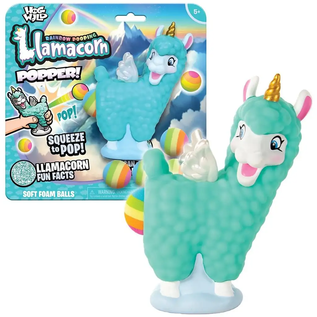 Zing: Popper Lama-Einhorn mit Ballabschuss